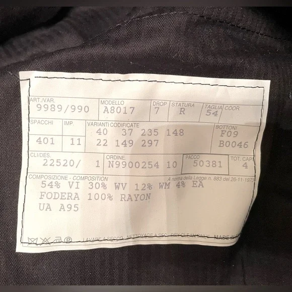 Men’s PRADA tuxedo in midnight blue (pants and jacket)